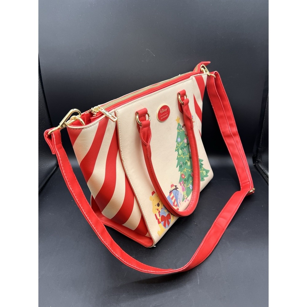 Her Universe Disney Winnie The Pooh Christmas Ornament Shoulder Tote Bag - Picture 5 of 16